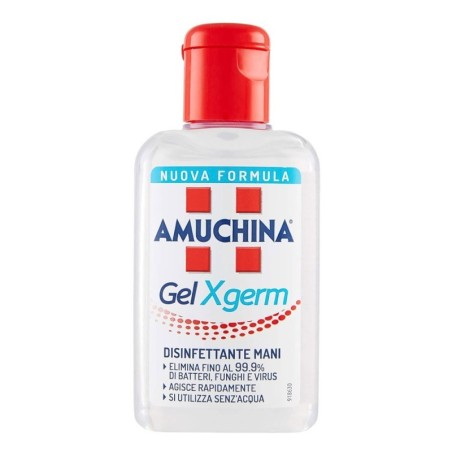 Amuchina
Gel X-Germ
Disinfettante Mani
Elimina fino al 99,9% di batteri, funghi e virus