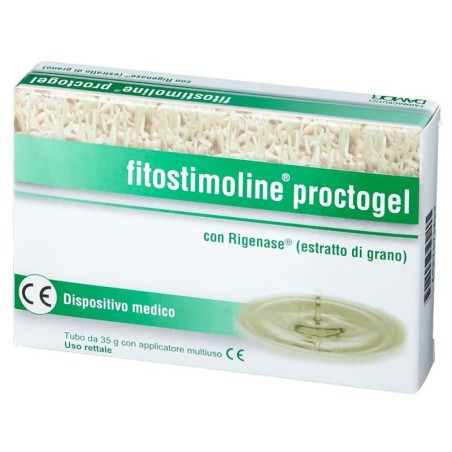 Fitostimoline
proctogel
con Rigenase® (estratto di grano)
uso rettale
tubetto da 35 g con applicatore multiuso