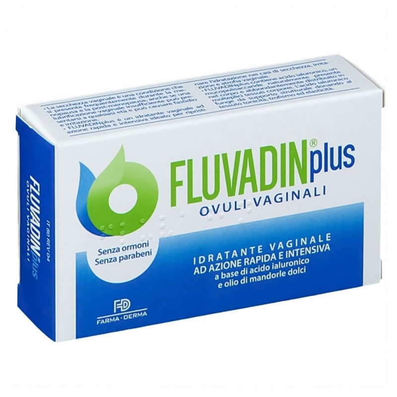 Fluvadin plus
ovuli vaginali
idratante vaginale ad azione rapida e intensiva