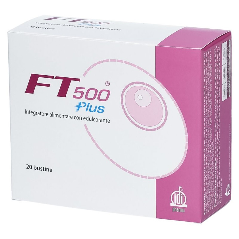 FT 500 plus
con edulcorante
confezione da 20 bustine