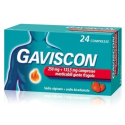 Gaviscon 250 + 133.5 mg 24 chewable tablets