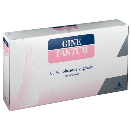 Gine Tantum
0,1% soluzione vaginale
Benzidamina
confezione 5 flaconi da 140 ml