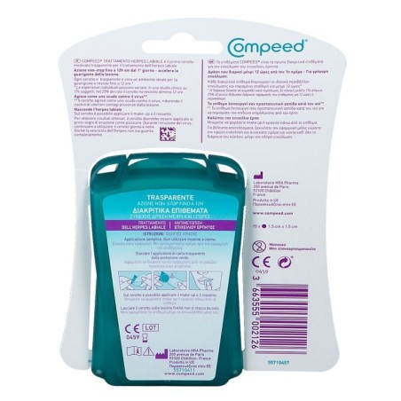 Compeed Herpes Labiale 15 pezzi