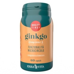 Ginkgo
funzionalità microcircolo
barattolo da 60 capsule