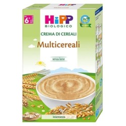 Hipp biologico
crema di cereali
multicereali
senza latte
dal 6° mese compiuto