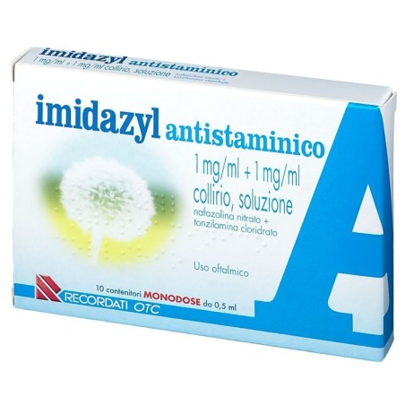 Imidazyl antistaminico gotas para los ojos 10 viales 0,5 ml