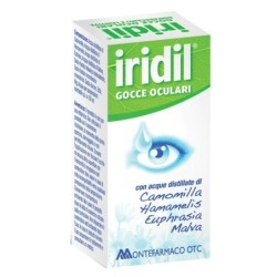 Iridil
gocce oculari
con acque distillate di camomilla, hamamelis, euphrasia, malva
flaconcino da 10 ml