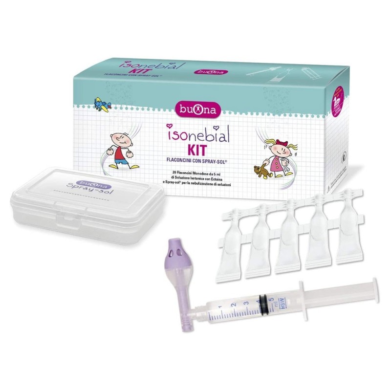 Isonebial kit 20 vials + nebulizer