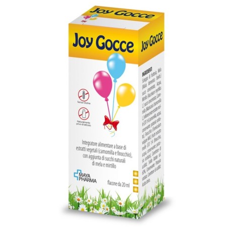 Joy gocce
senza glutine | naturalmente privo di lattosio
flaconcino da 25 ml