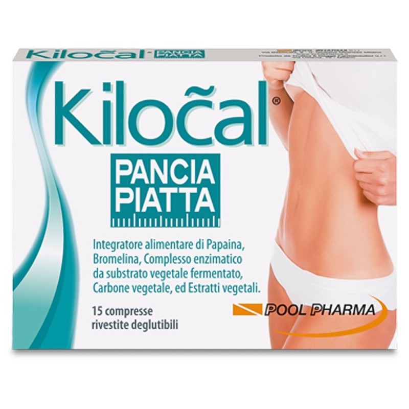 Kilocal
Pancia piatta
confezione da 15 compresse rivestite deglutibili