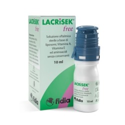 Lacrisek free
soluzione oftalmica sterile
senza conservanti
flaconcino da 10 ml