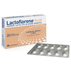 Lactoflorene Plus
fermenti lattici vivi ad azione probiotica
vitamine del gruppo B e zinco