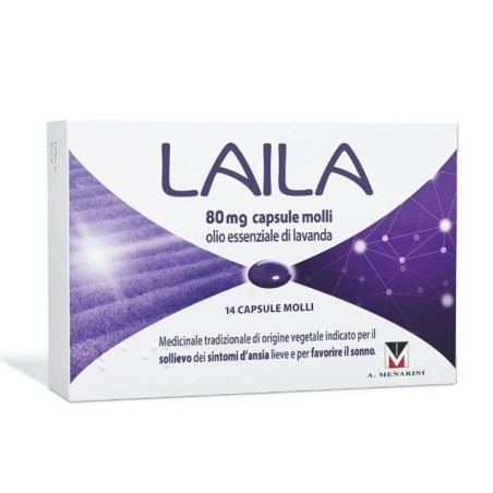 Laila
80 mg capsule molli
olio essenziale di lavanda