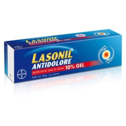 Lasonil
antidolore
10% gel
ibuprofene sale di lisina
uso cutaneo
tubo da 50 g