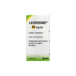 Lecrosine
40 mg/ml collirio, soluzione
sodio cromoglicato
trattamento dei sintomi oculari di origine allergica