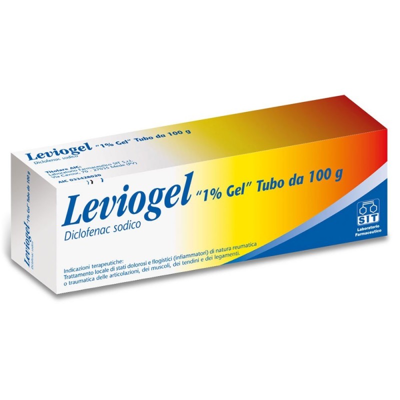 Leviogel
1% gel
diclofenac sodico
tubo da 100 g