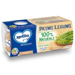 Mellin
omogeneizzato
primi legumi
100% naturale, senza sale aggiunto
dal 6° mese
confezione 2 vasetti da 80 g