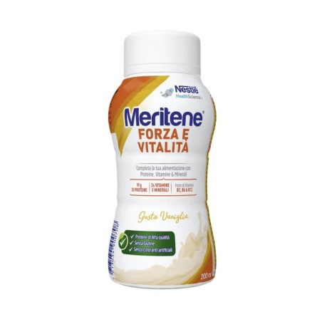 Meritene Fuerza y Vitalidad Drink Vainilla · Nestle · 6 botellas