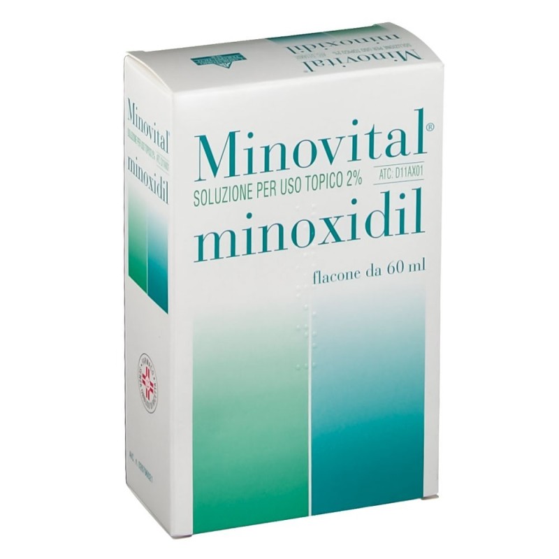 Minovital
soluzione per uso topico 2%
minoxidil
flacone da 60 ml