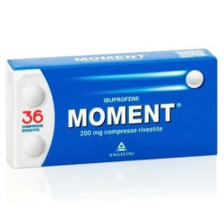 Moment
200 mg compresse rivestite
ibuprofene
scatola da 36 compresse rivestite