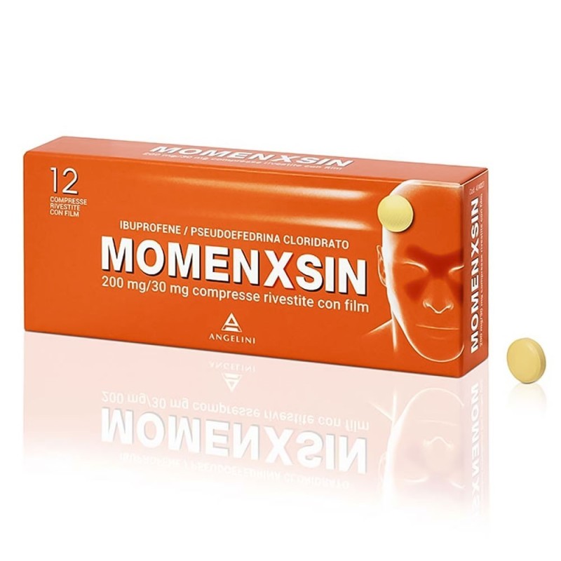 Momenxsin
200 mg/30 mg compresse rivestite con film