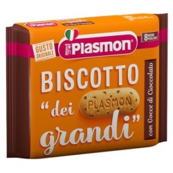 Plasmon Galleta de pepitas de chocolate grandes 8 raciones individuales