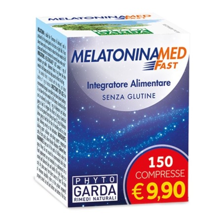 Melatoninamed
fast
Integratore di melatonina
senza glutine
Barattolo da 150 compresse