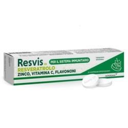 Resvis XR
resveratrolo
zinco, vitamina C, flavononi
per il sistema immunitario