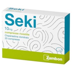 Seki
10 mg compresse rivestite
cloperastina cloridrato
scatola da 20 compresse rivestite