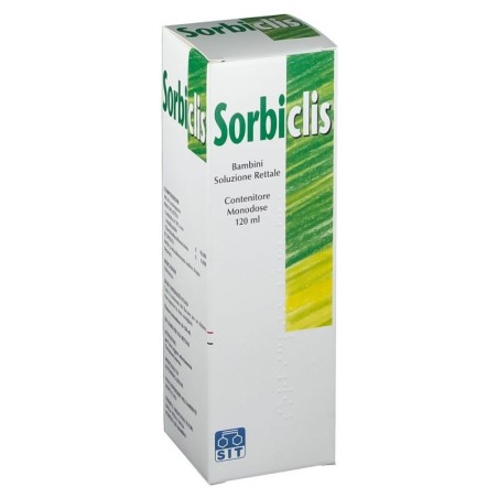 Sorbiclis
bambini
soluzione rettale
contenitore monodose 120 ml