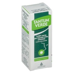 Tantum verde
0,3% soluzione per mucosa orale
benzidamina cloridrato
flaconcino da 15 ml