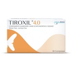 Tiroxil 4.0
Complemento alimentare a base di Myi-inositolo e selenio
scatola da 30 compresse