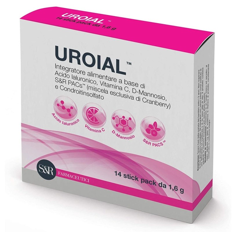 Uroial
14 stick packs da 1,6 g orosolubile