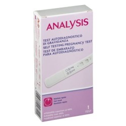 Analysis
Test autodiagnostico di gravidanza
risultato rapido
affidabilità superiore al 99%