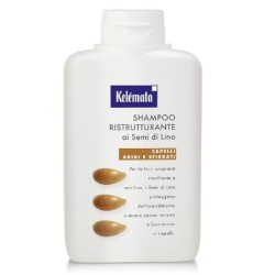 Kelemata
shampoo ristrutturante
ai semi di lino
capelli aridi e sfibrati