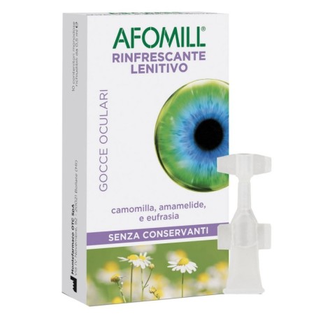 Afomill
rinfrescante lenitivo
gocce oculari
rinfrescanti per occhi stanchi e stressati