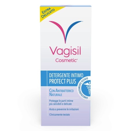 Vagisil cosmetics
Detergente Intimo
Protect Plus
Con antibatterico naturale