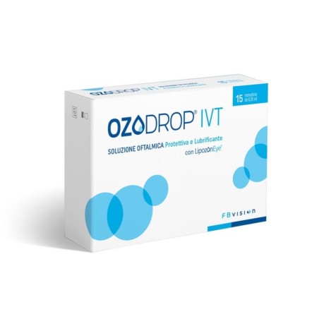 Ozodrop IVT
soluzione oftalmica
protettiva e lubrificante con LipozonEye
confezione 15 monodose da 0,35 ml