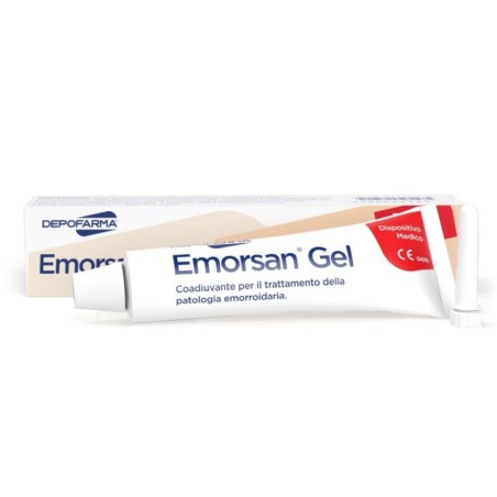 Emorsan gel
coadiuvante per il trattamento della patologia emorroidaria
tubetto da 30 ml con applicatore rettale