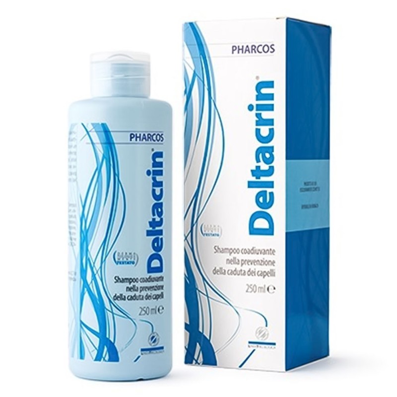 Deltacrin
shampoo coadiuvante nella prevenzione della caduta dei capelli
flacone da 250 ml