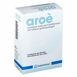 aroè
soluzione orale per il trattamento del reflusso gastroesofageo
confezione da 20 stick monodose per uso orale