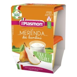 Plasmon
La merenda
dei bambini
pera e yogurt
6 mesi+
Confezione 2 vasetti da 120 g