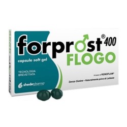 forprost 400 FLOGO
Senza Glutine | Naturalmente privo di Lattosio
scatola da 15 capsule soft gel