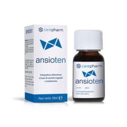 Ansioten
Integratore alimentare a base di estratti vegetali e melatonina
flaconcino da 30 ml