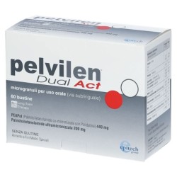 Pelvilen
Dual Act
microgranuli per uso orale (via sublinguale)
senza glutine
confezione da 60 bustine