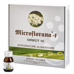 Microflorana-F Direct 10 confezione 20 flaconcini monodose da 25 ml (pronto da bere)