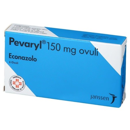 Pevaryl 6 ovuli vaginali 150 mg Indicato per il trattamento locale delle micosi vulvovaginali