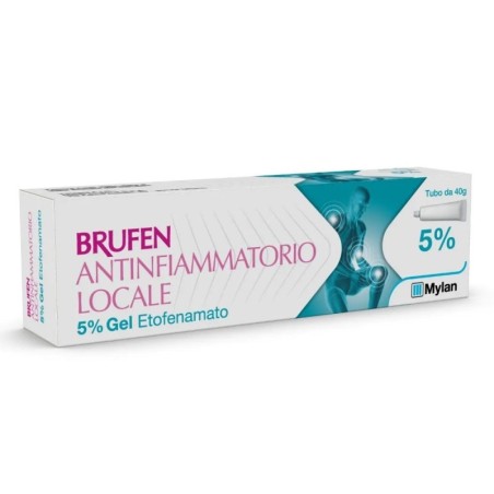 Brufen
antinfiammatorio locale
5% gel
Etofenamato
tubo da 40 g