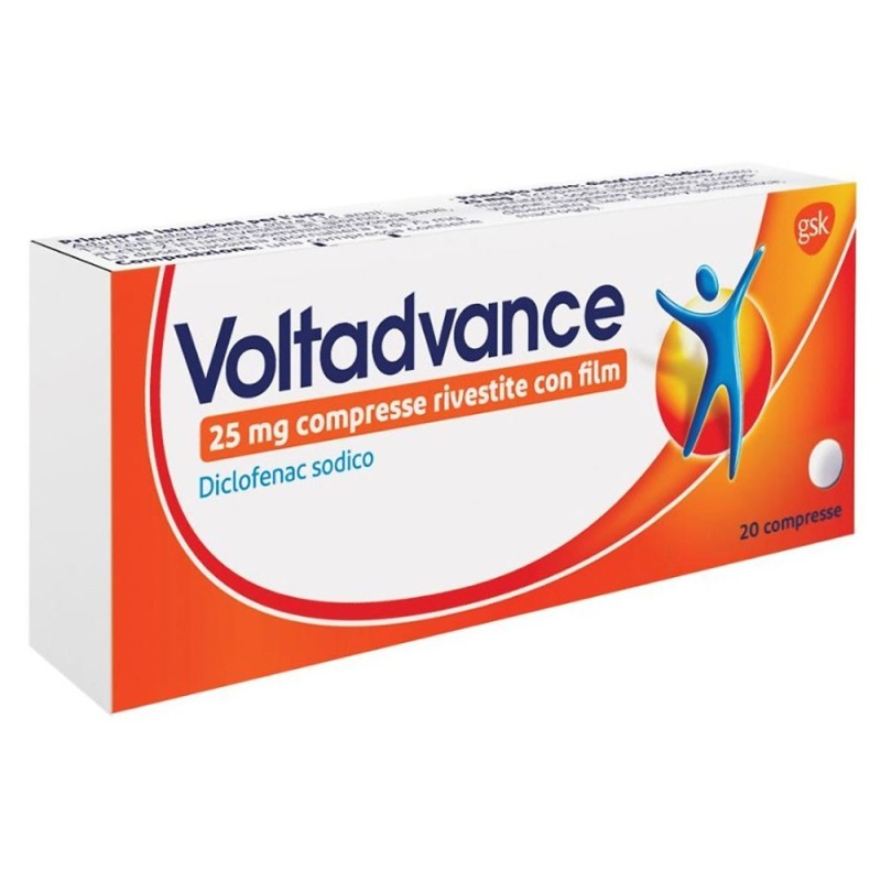 Voltadvance 25 mg 20 compresse - gsk