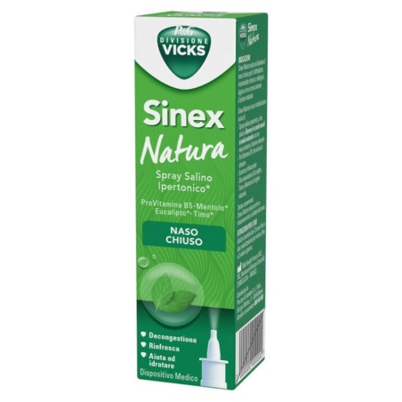 Vicks
sinex natura
spray salino ipertonico
naso chiuso